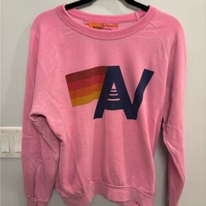 Aviator Nation Pink Women's crewneck